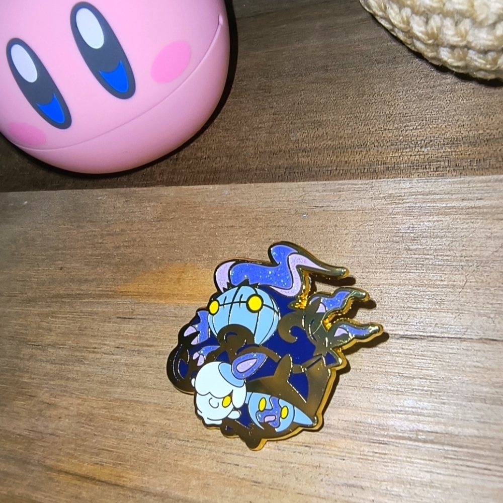Women’s Jewelry Cute Pokémon Chandelure collectible Nintendo Fashion Enamel Pin